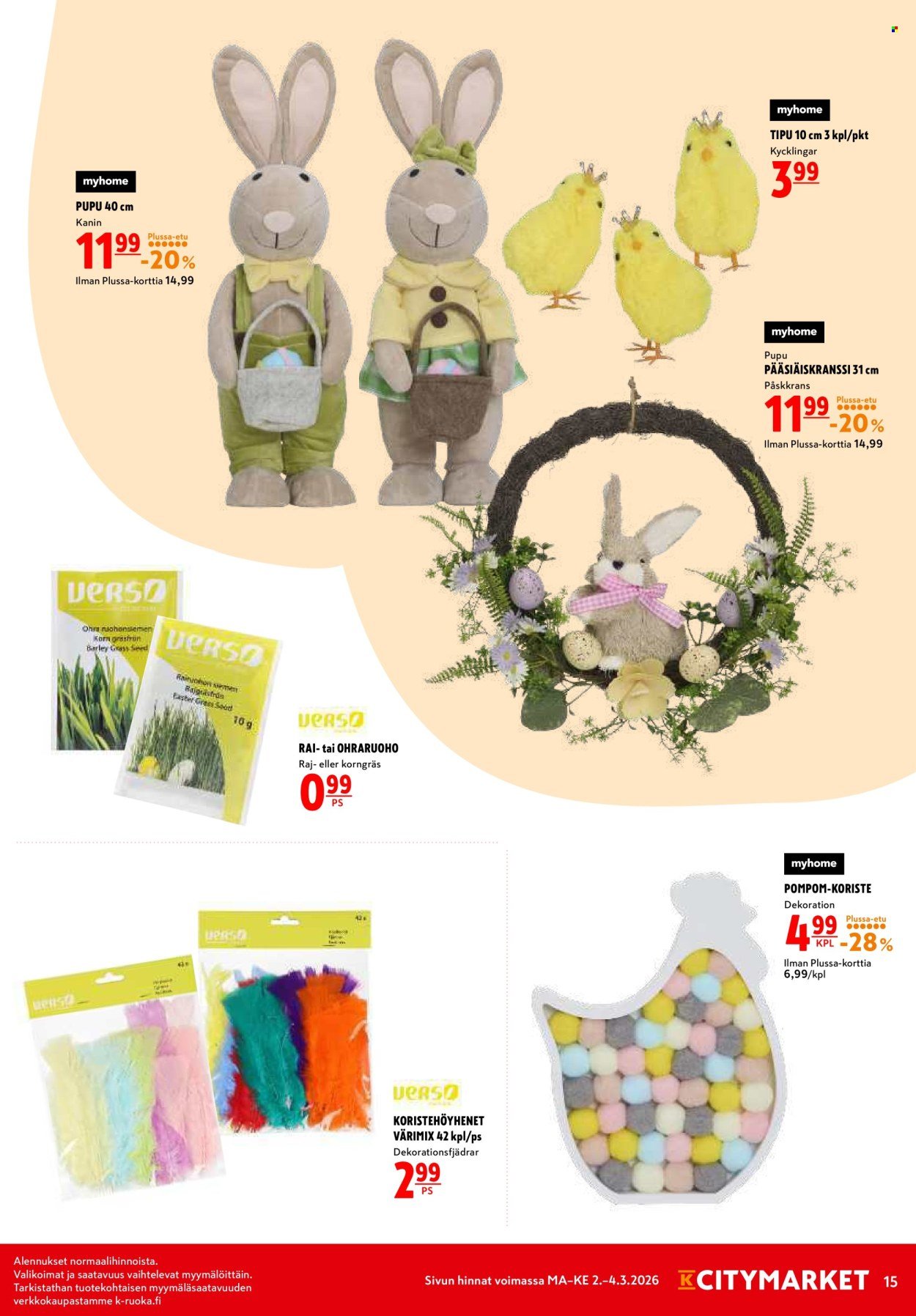 K-CITYMARKET tarjoukset - Alkaen MA 2.3.2026