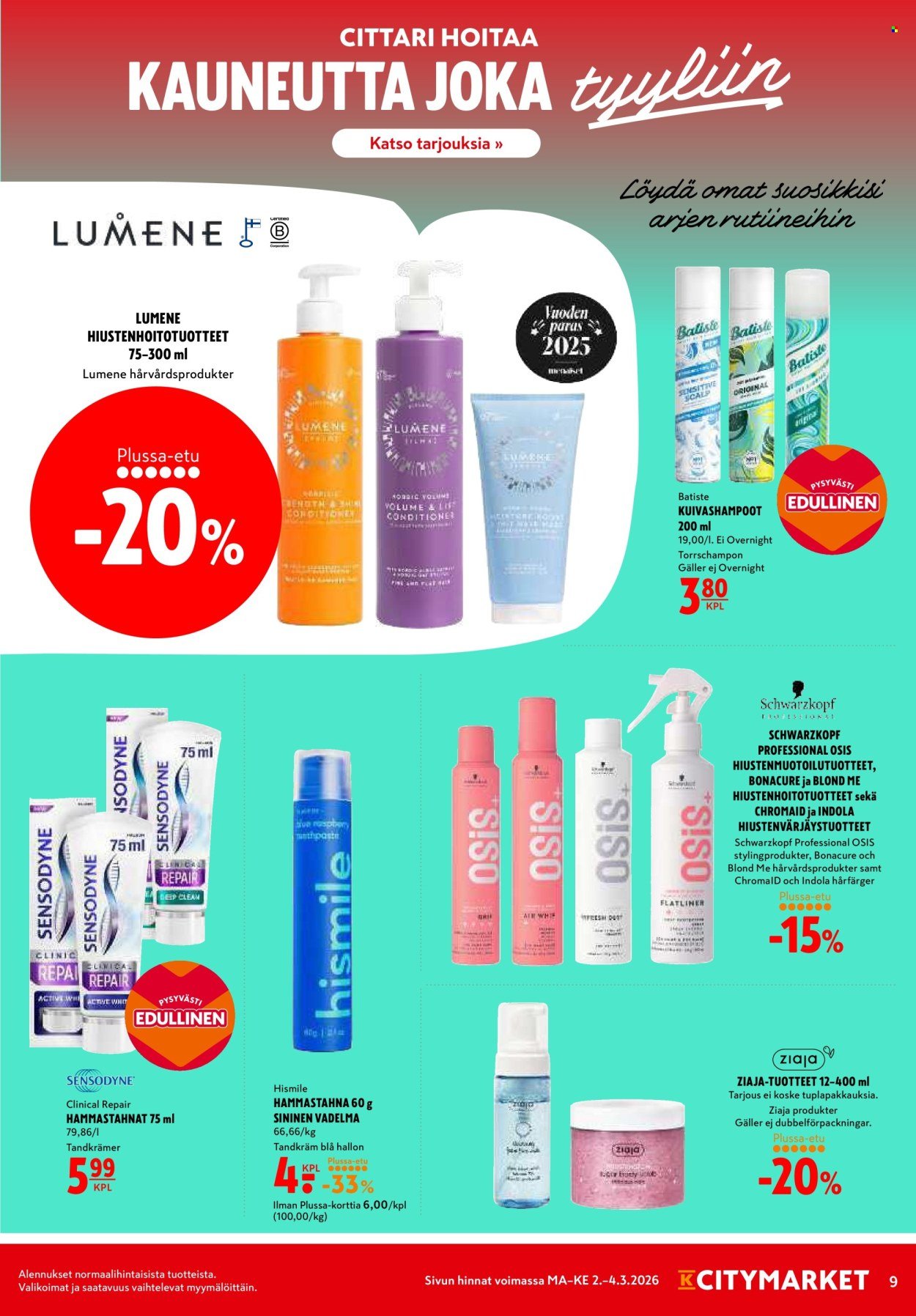 K-CITYMARKET tarjoukset - Alkaen MA 2.3.2026