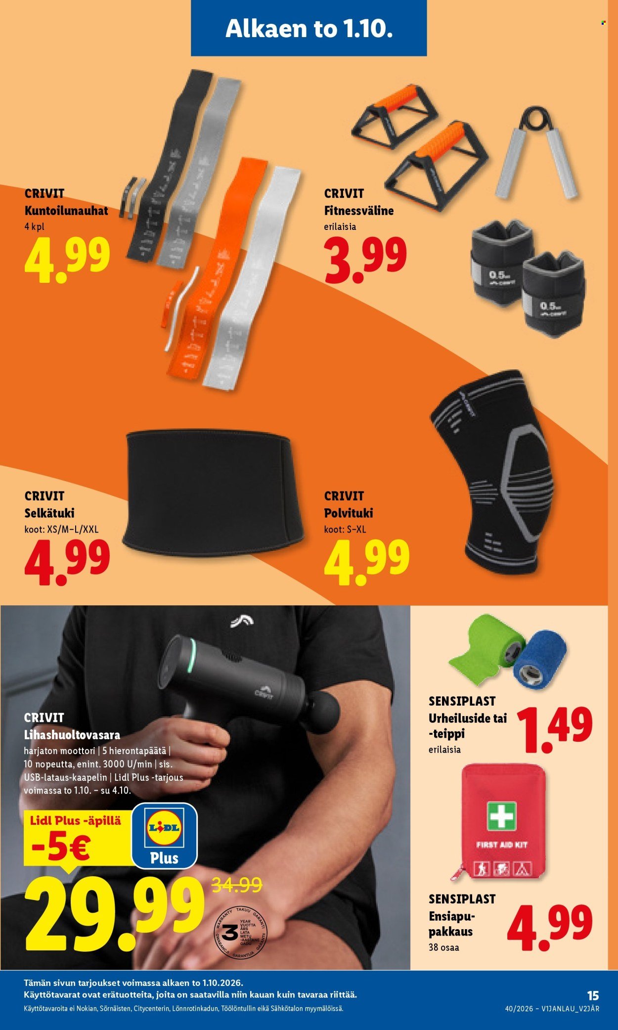LIDL tarjoukset - Alkaen TO 1.10.2026