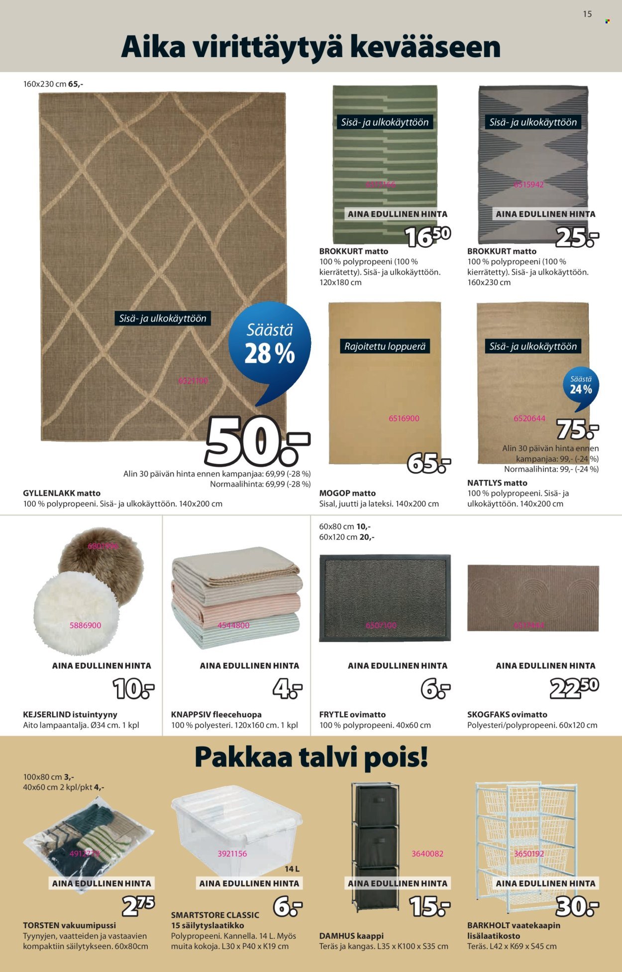 JYSK tarjoukset - Viikon tarjoukset