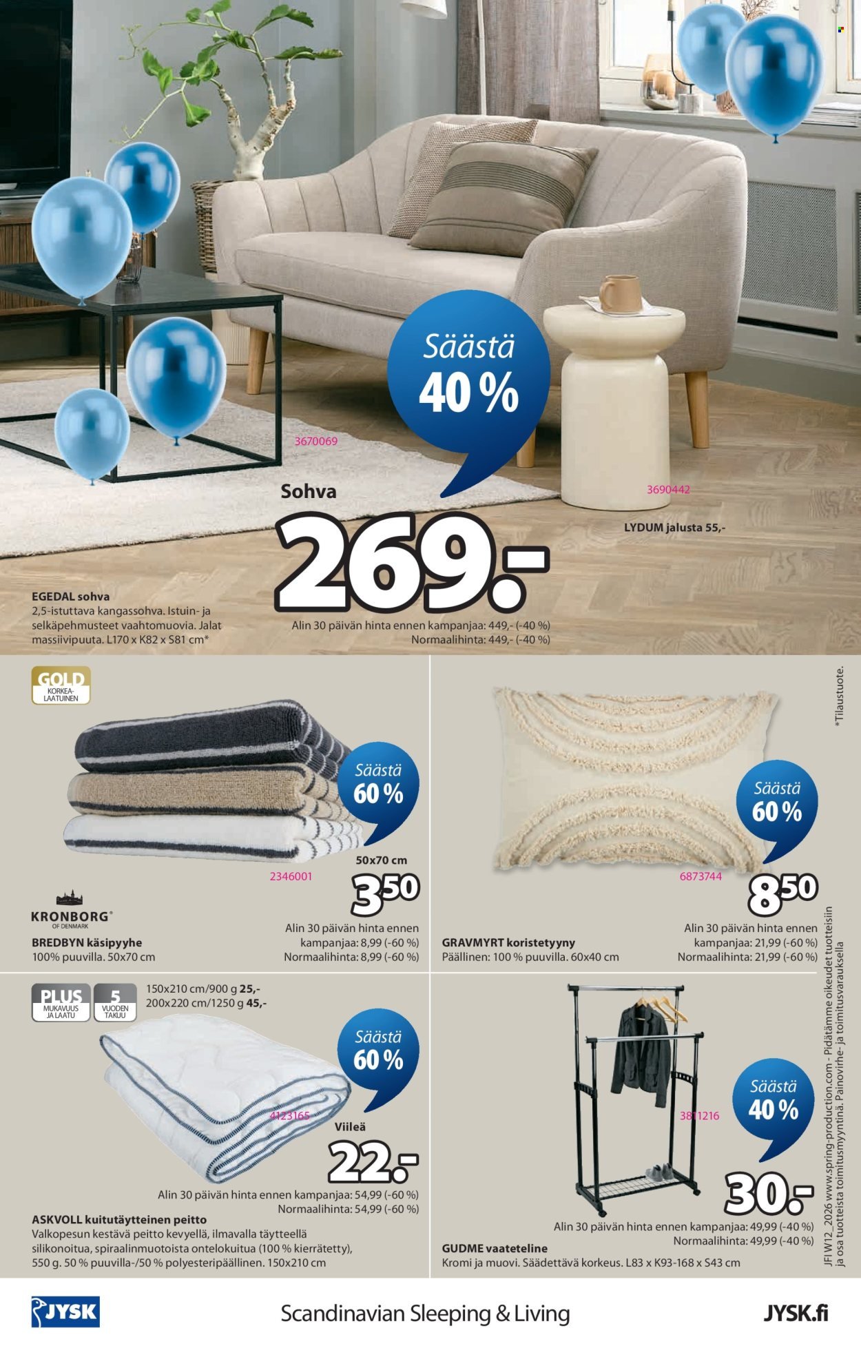 JYSK tarjoukset - Viikon tarjoukset