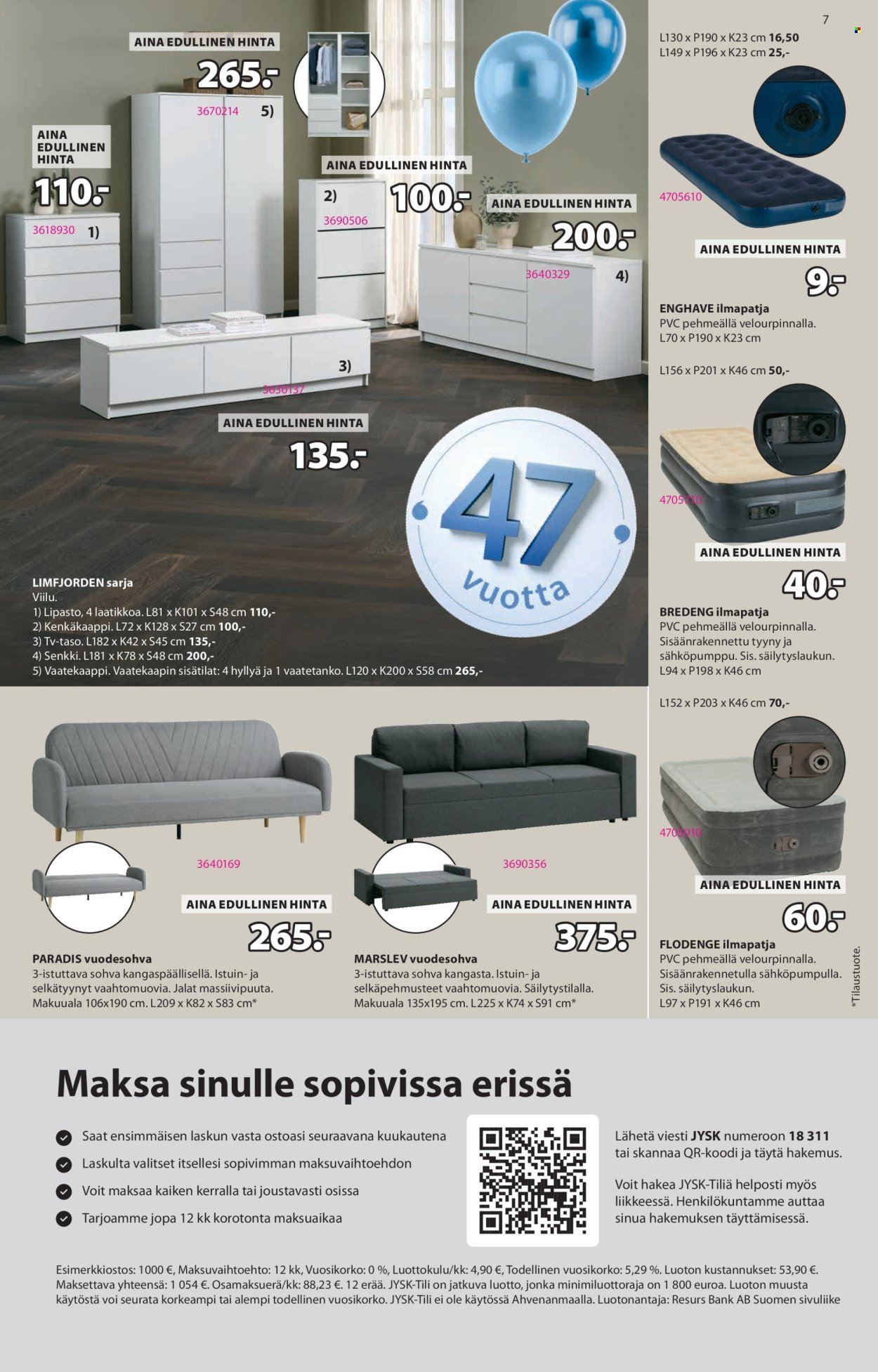 JYSK tarjoukset - Viikon tarjoukset