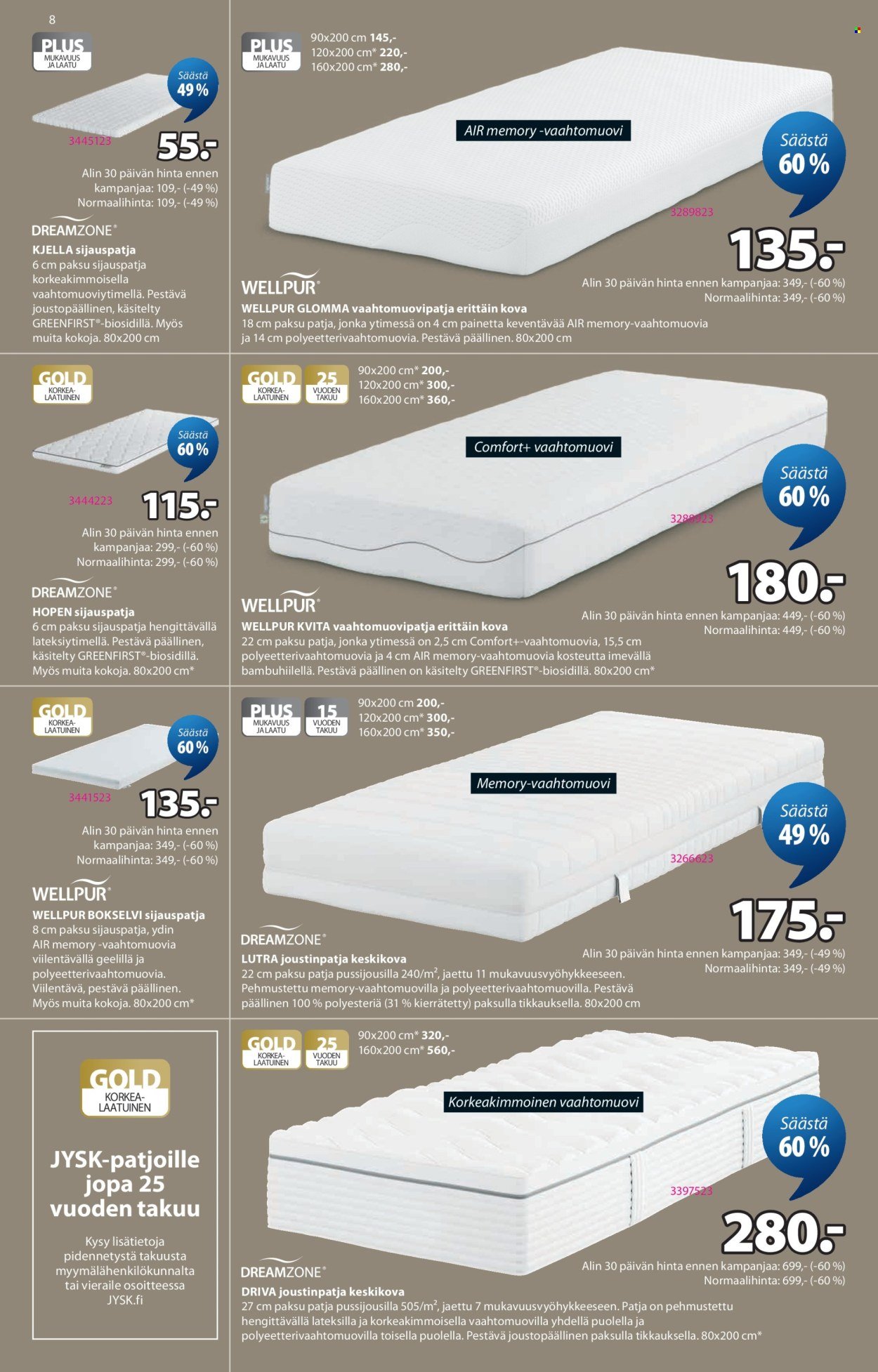 JYSK tarjoukset - Viikon tarjoukset
