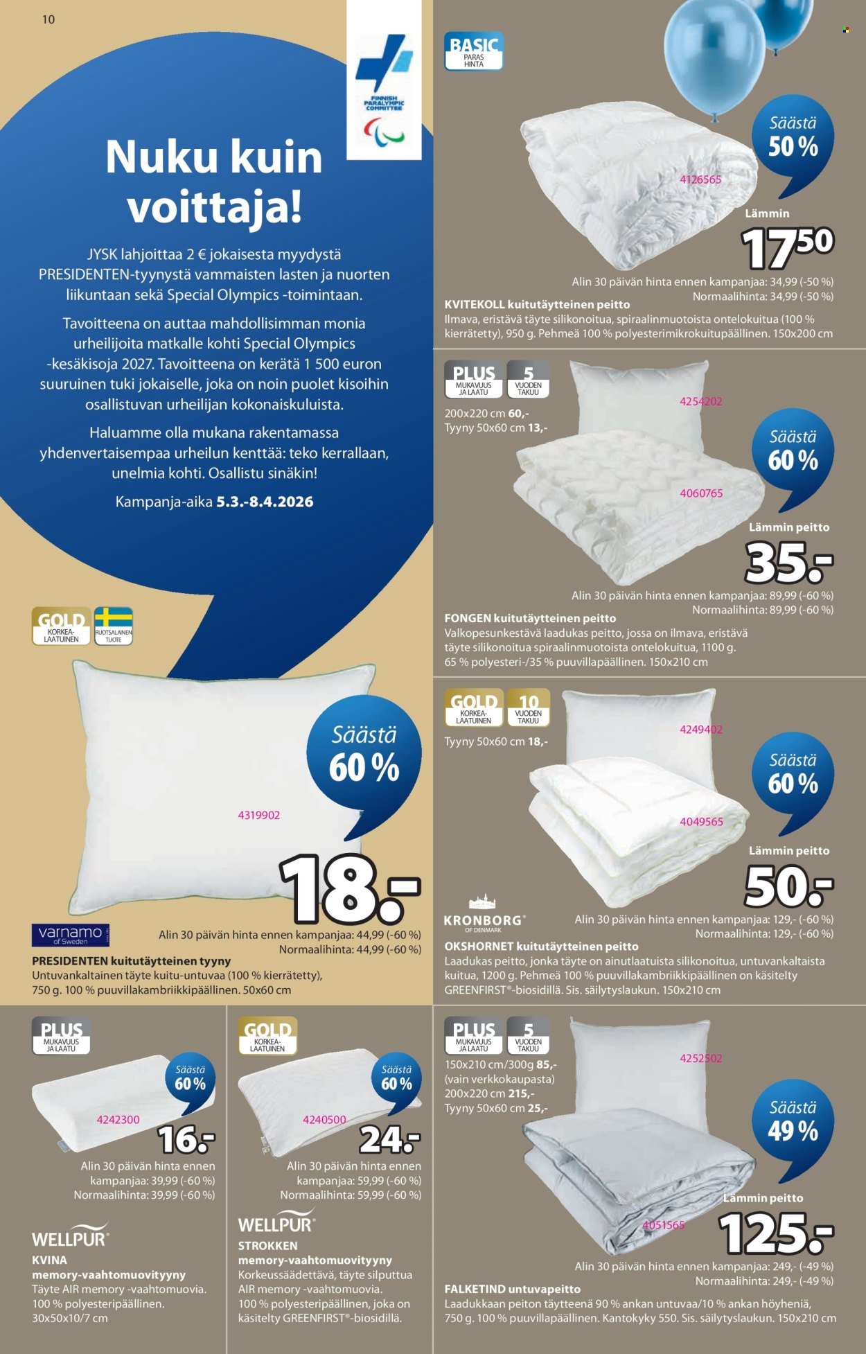 JYSK tarjoukset - Viikon tarjoukset