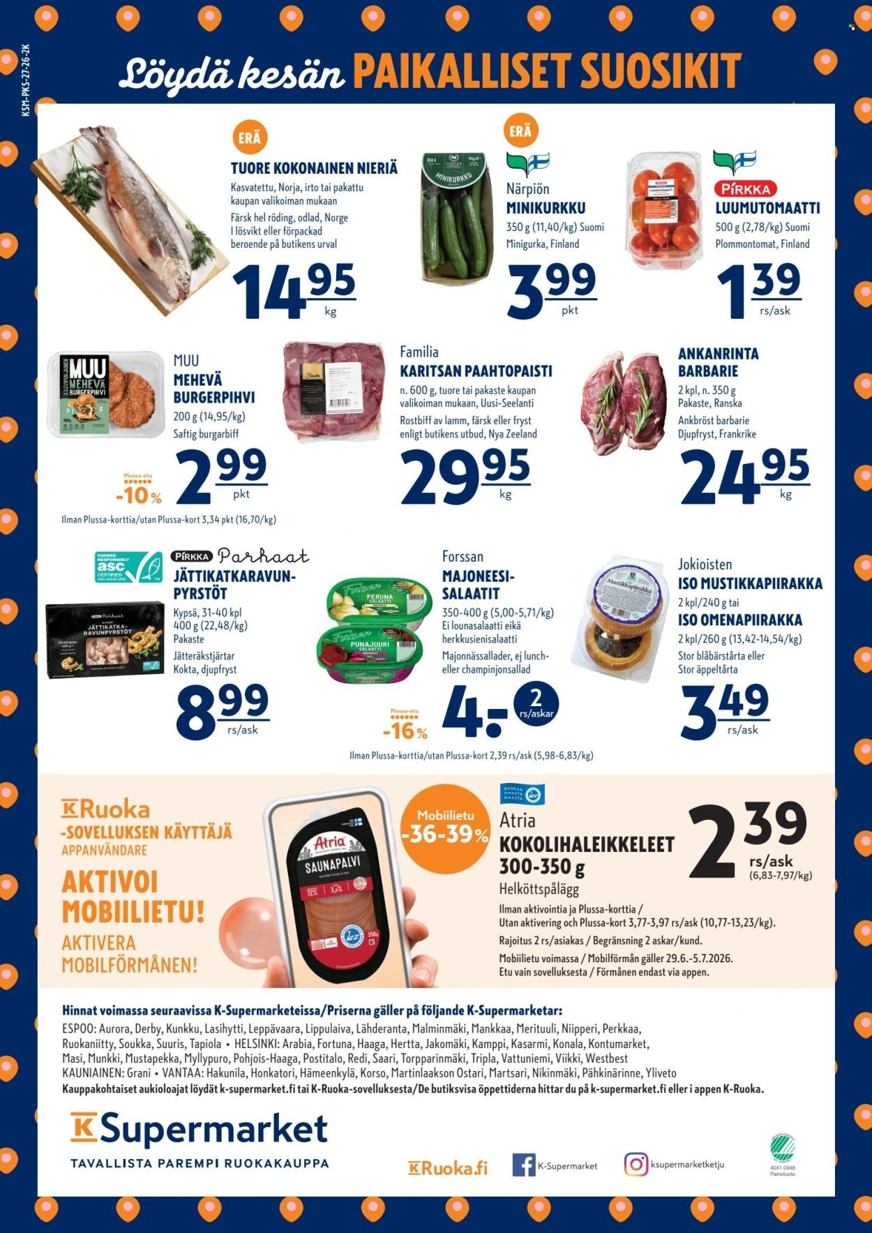 K-SUPERMARKET tarjoukset - Edullisesti kauppareissuun