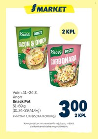 S-MARKET tarjoukset - Snack pot