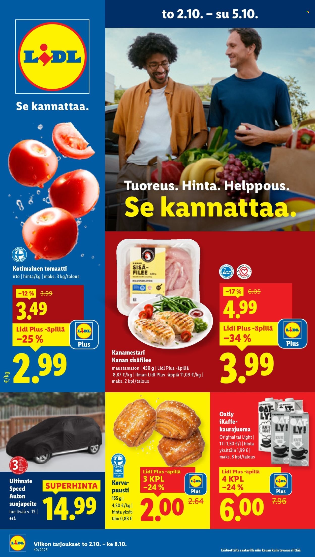 LIDL tarjoukset - Alkaen TO 2.10.2025 (2025-10-02 - 2025-10-08)