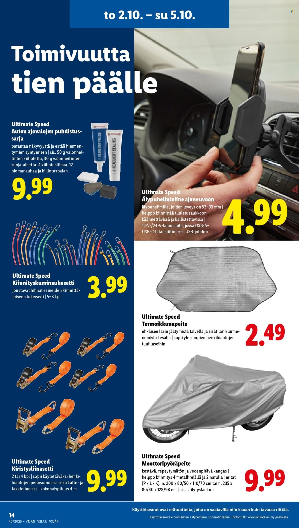LIDL tarjoukset - Alkaen TO 2.10.2025 (2025-10-02 - 2025-10-08)