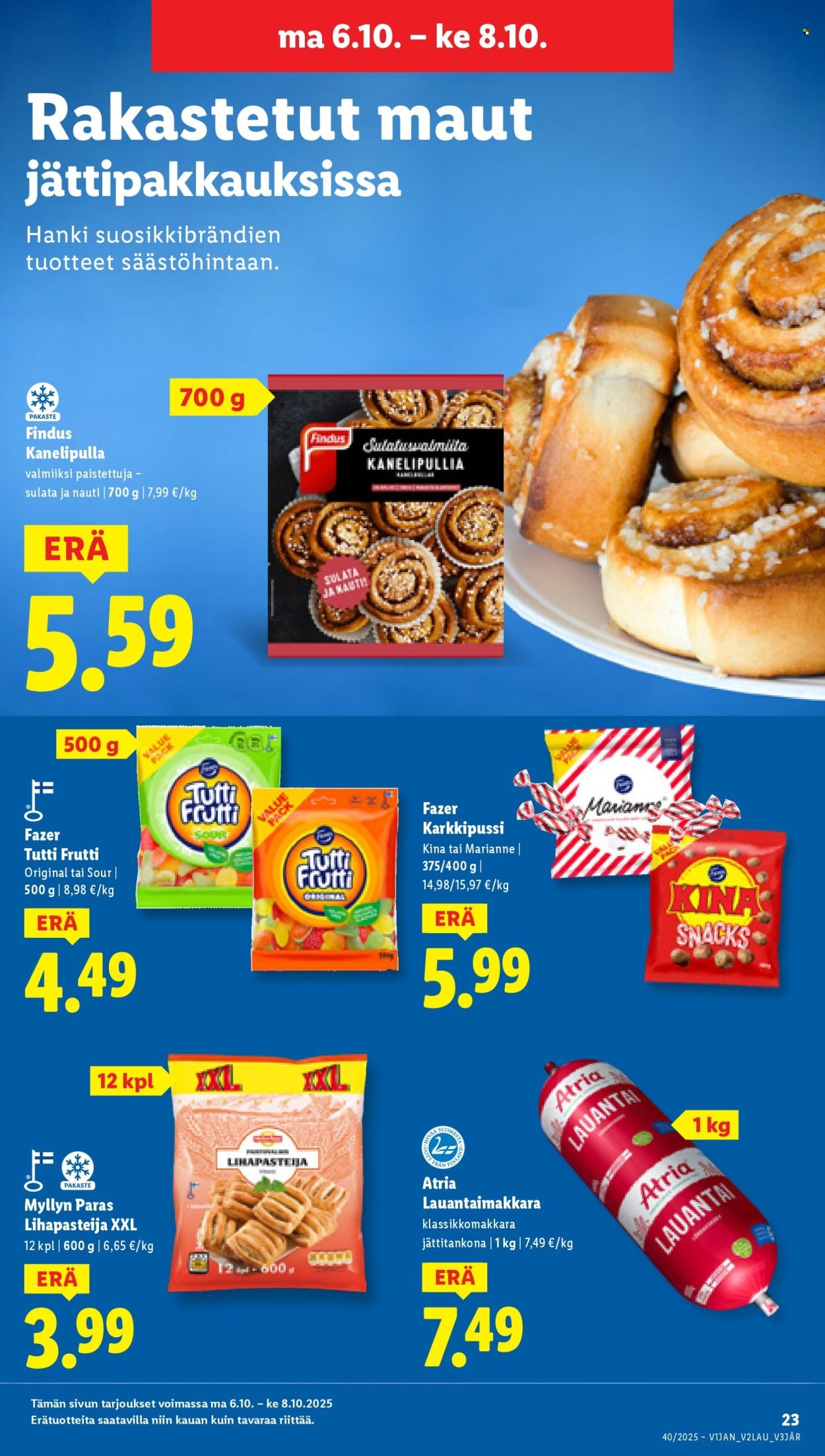LIDL tarjoukset - Alkaen TO 2.10.2025 (2025-10-02 - 2025-10-08)