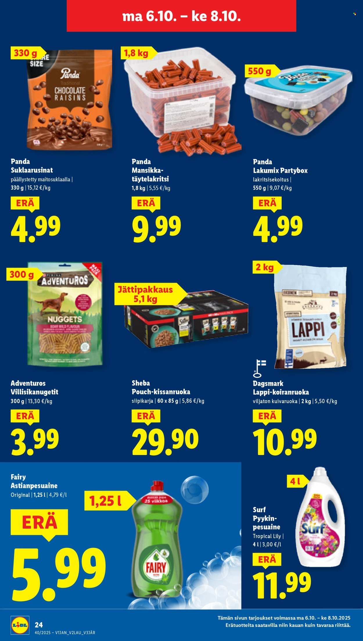 LIDL tarjoukset - Alkaen TO 2.10.2025 (2025-10-02 - 2025-10-08)