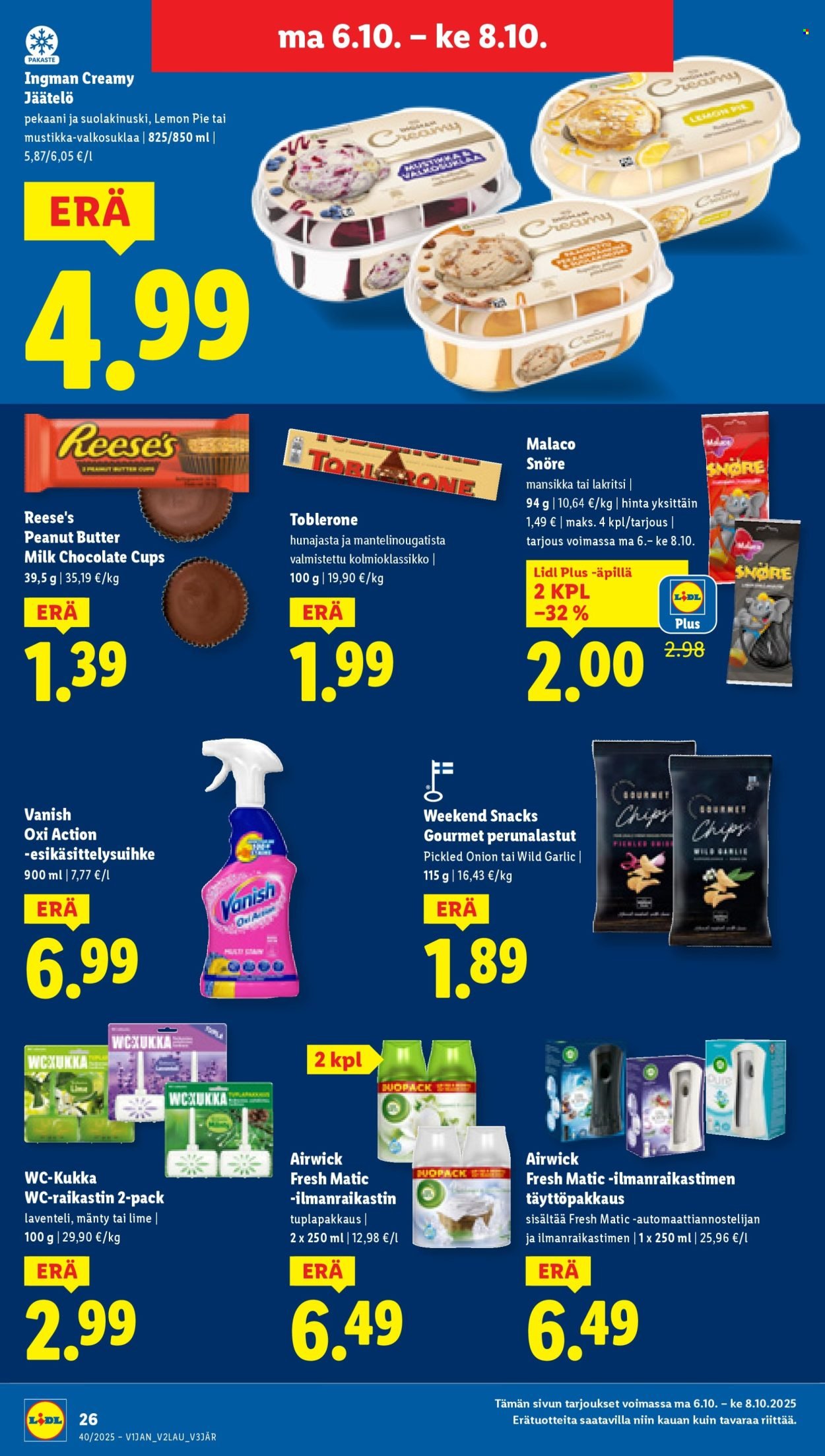 LIDL tarjoukset - Alkaen TO 2.10.2025 (2025-10-02 - 2025-10-08)