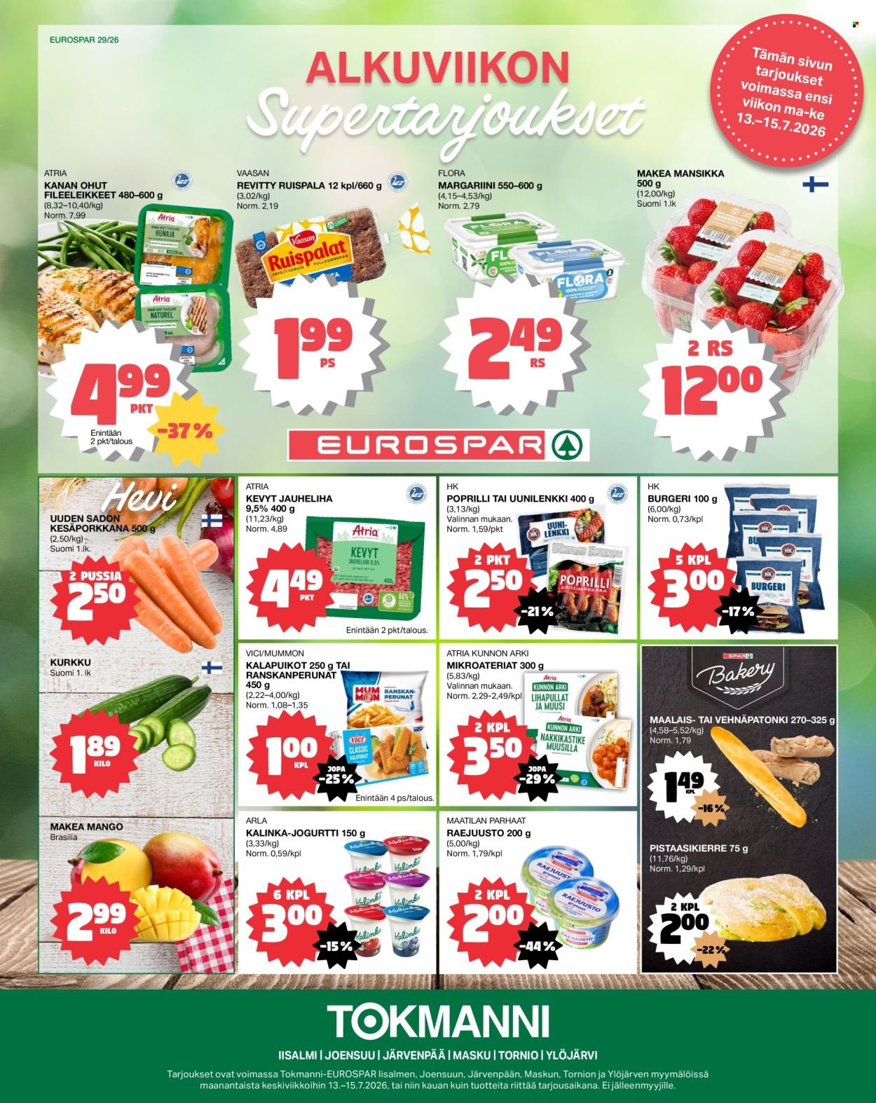 TOKMANNI tarjoukset - EUROSPAR
