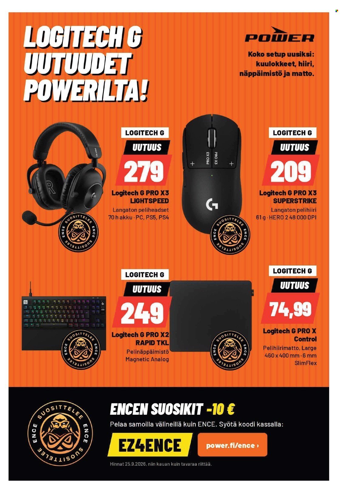 POWER tarjoukset - Lokakuu 2026