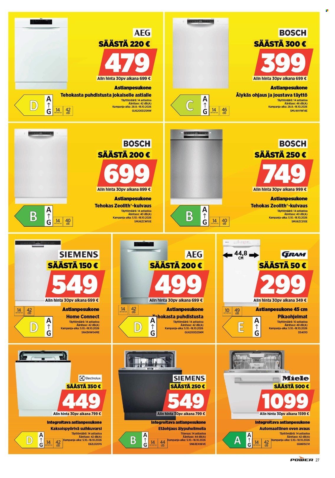 POWER tarjoukset - Lokakuu 2026