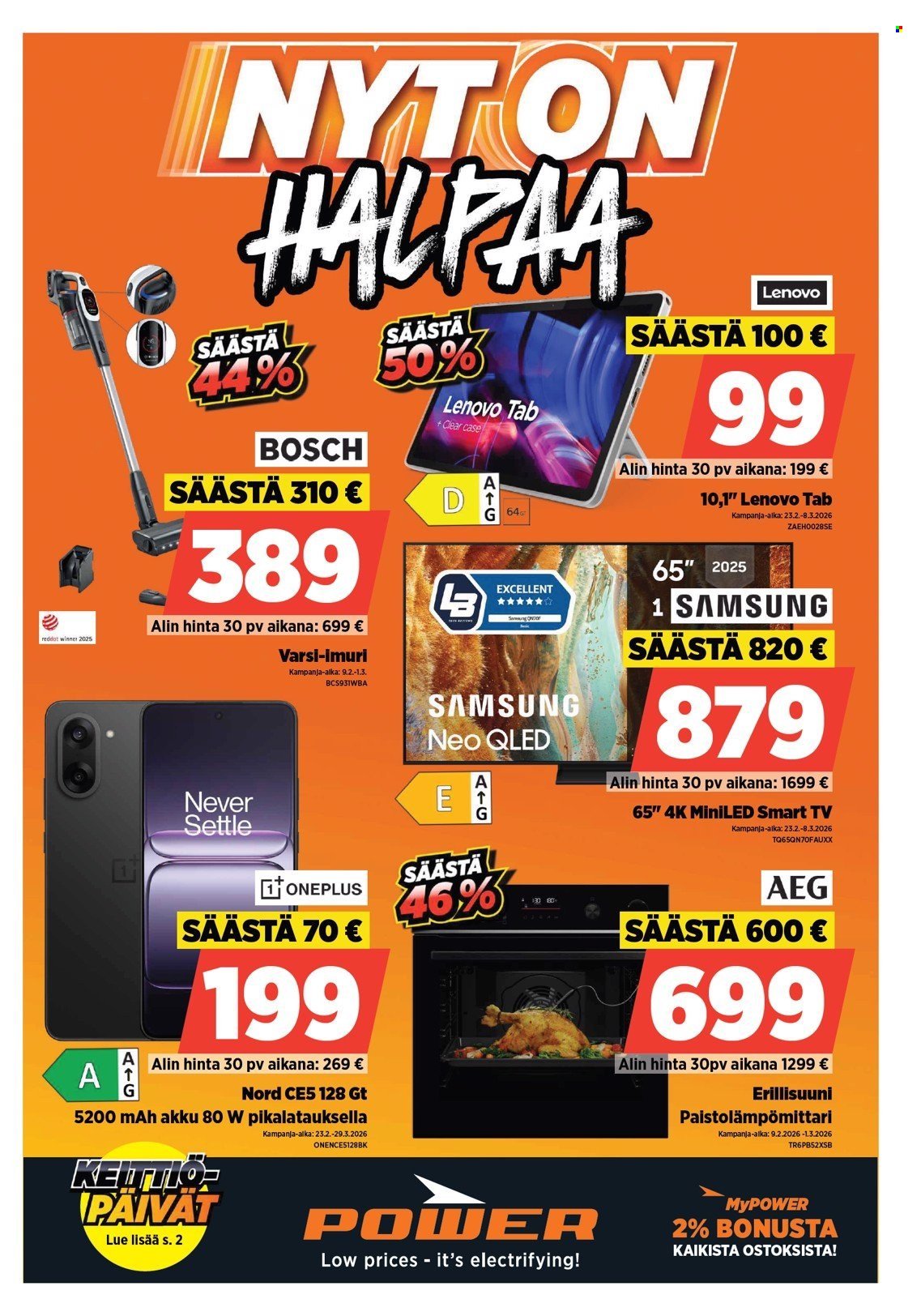 POWER tarjoukset - Helmikuu 2026