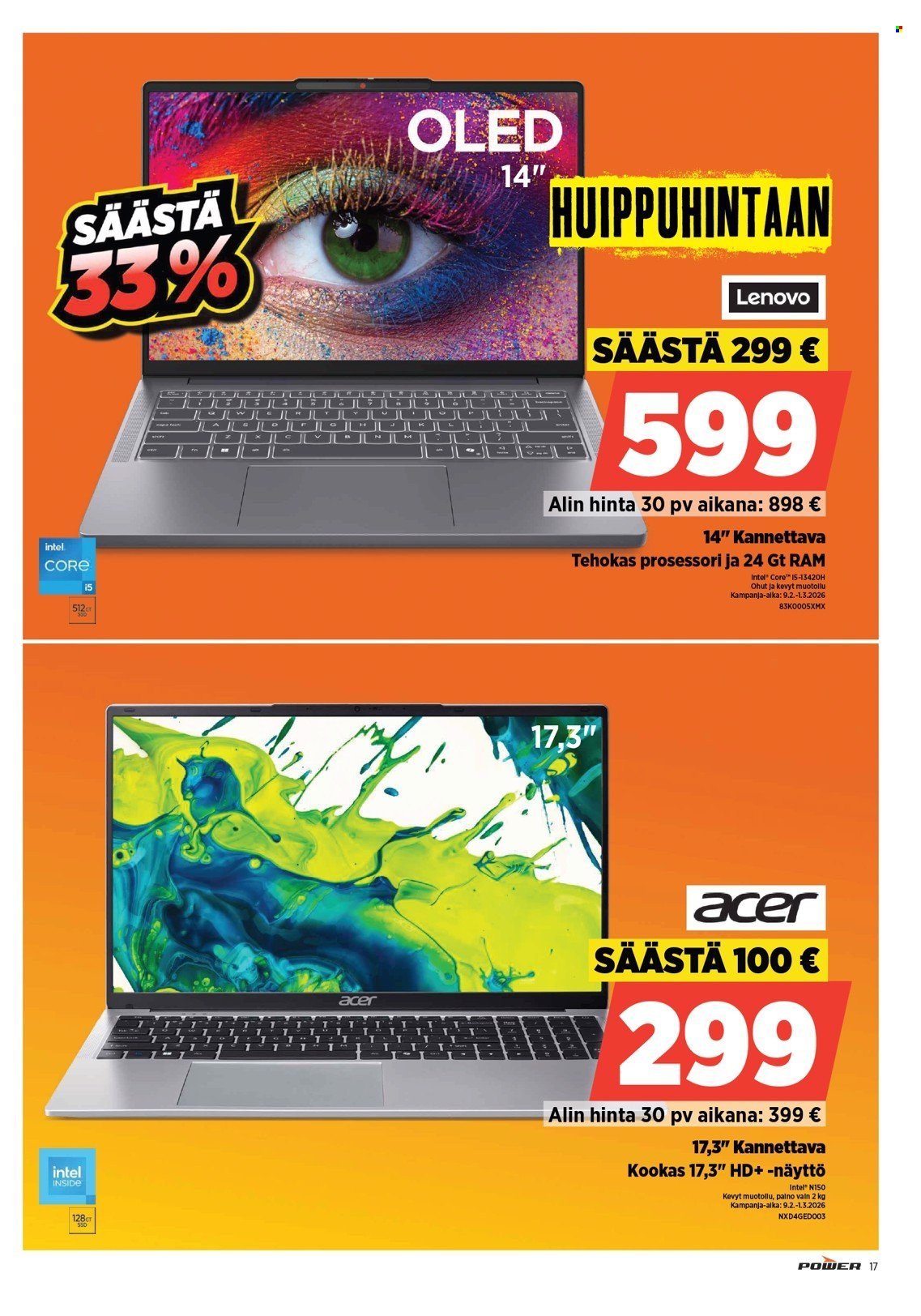 POWER tarjoukset - Helmikuu 2026