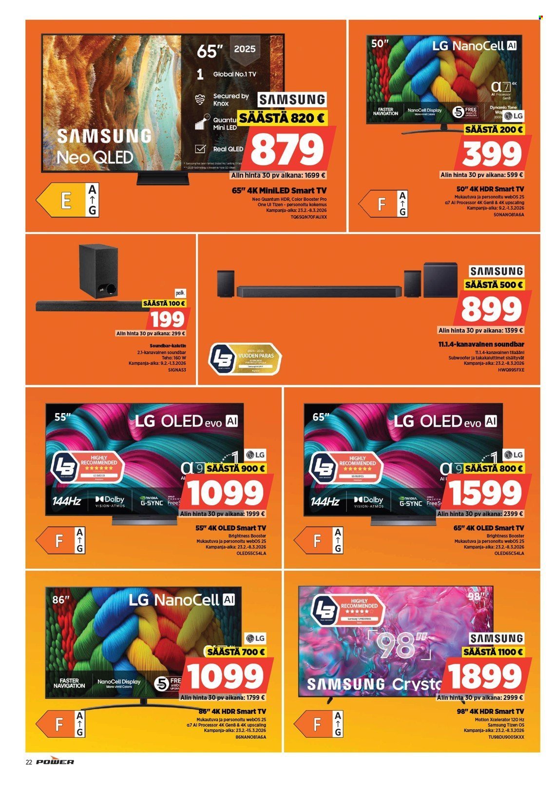 POWER tarjoukset - Helmikuu 2026