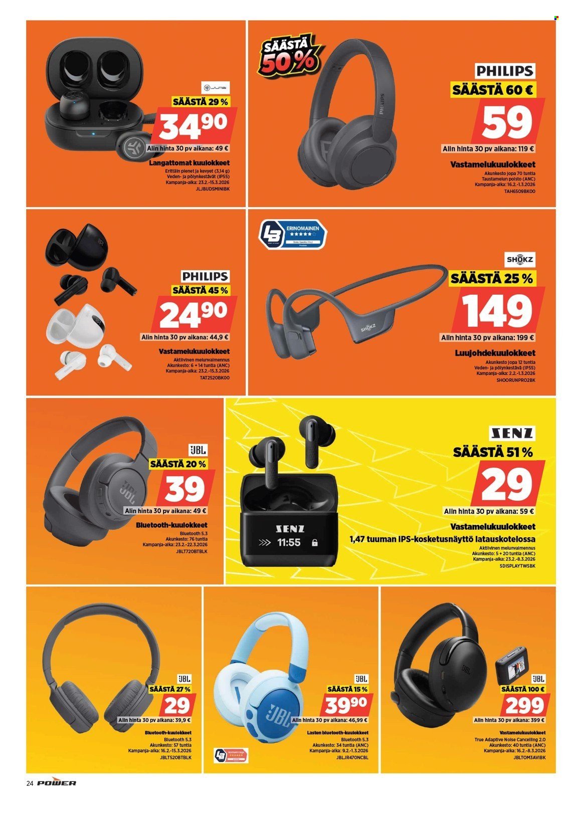POWER tarjoukset - Helmikuu 2026
