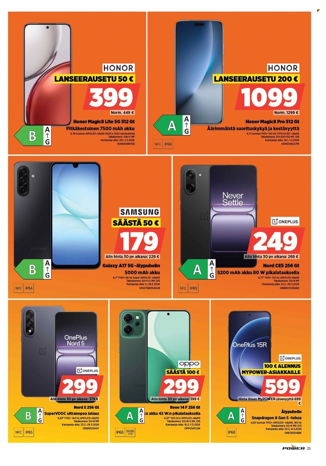 POWER tarjoukset - Helmikuu 2026
