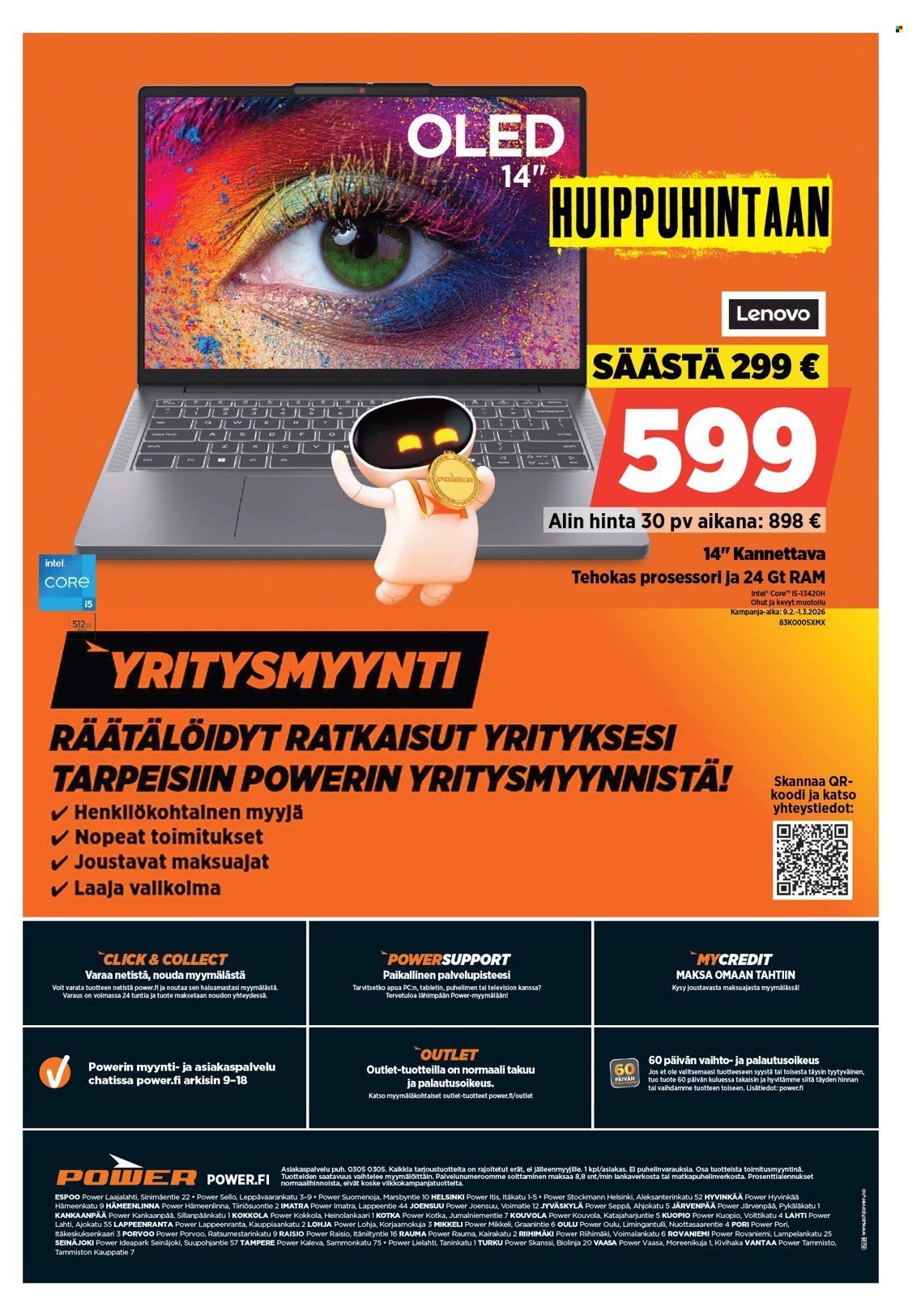 POWER tarjoukset - Helmikuu 2026