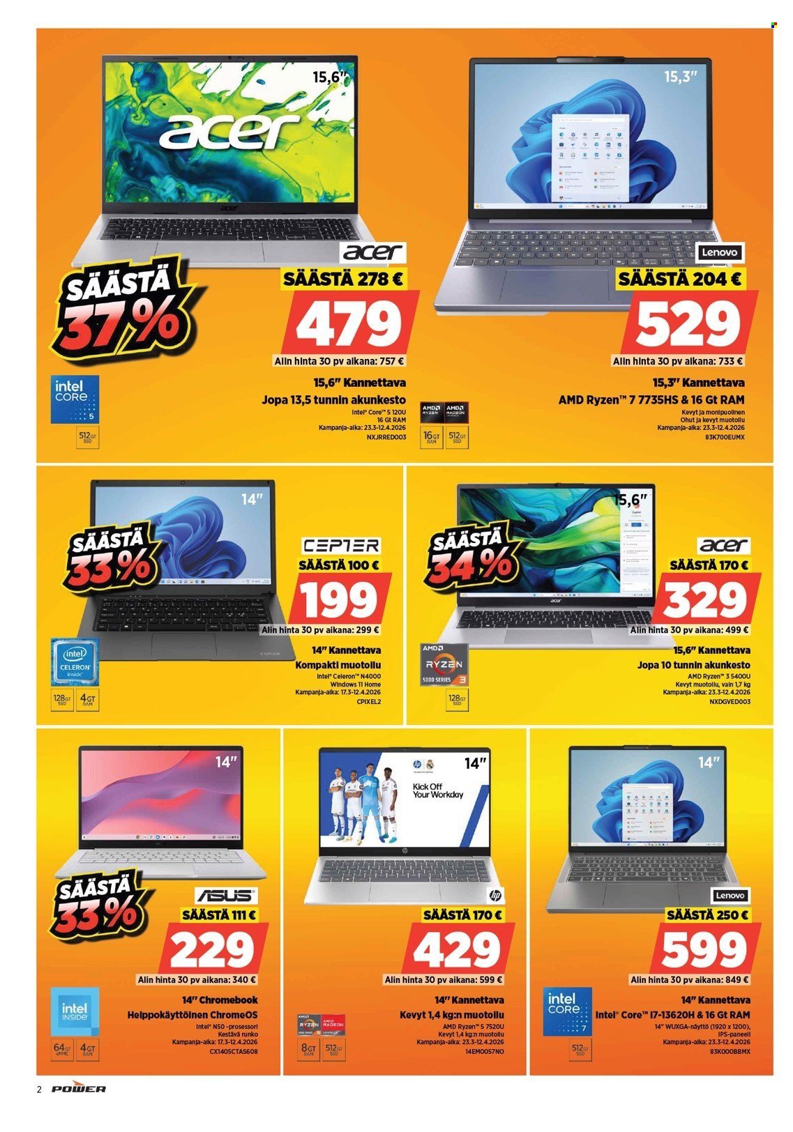 POWER tarjoukset - Maaliskuu 2026