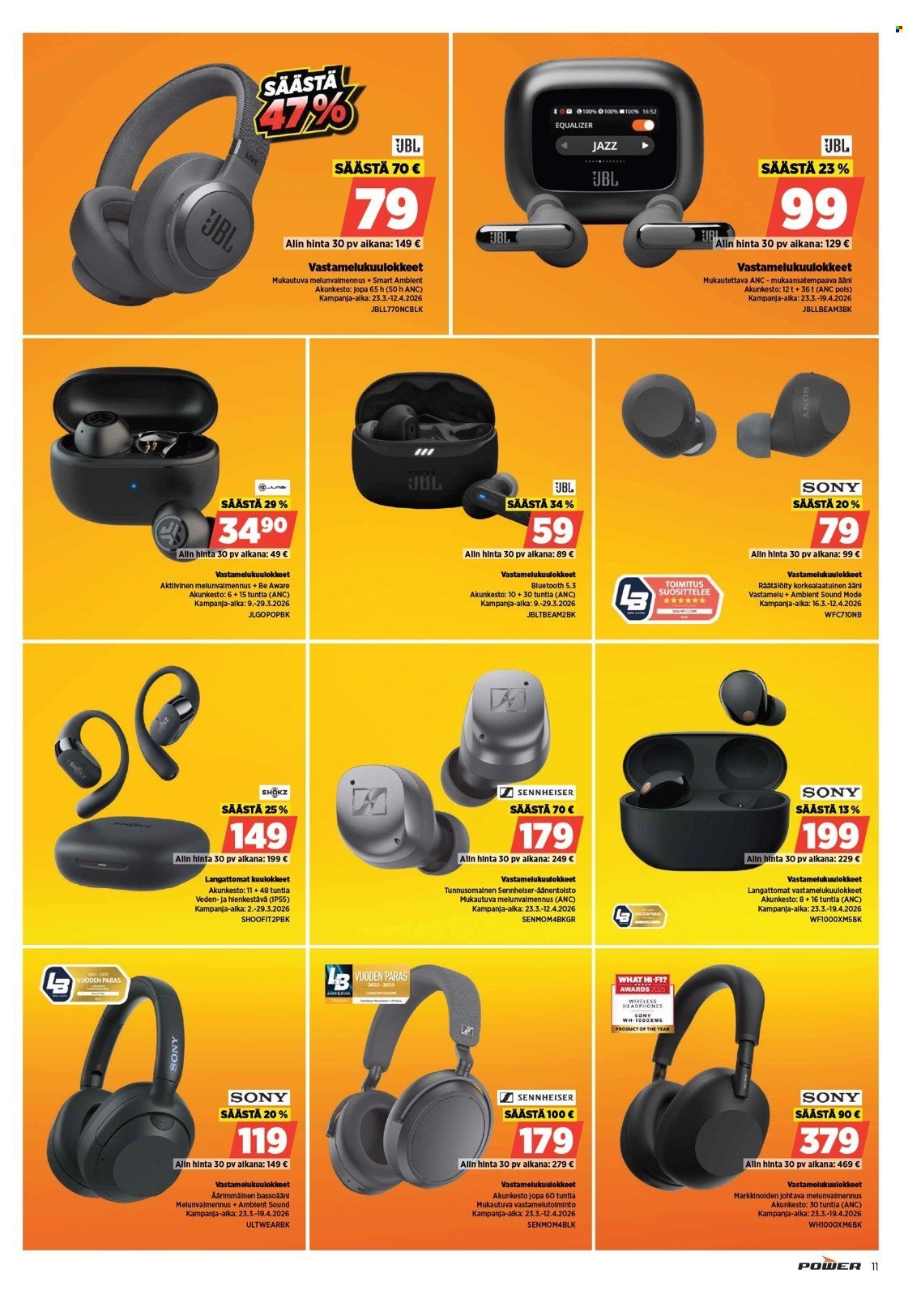 POWER tarjoukset - Maaliskuu 2026