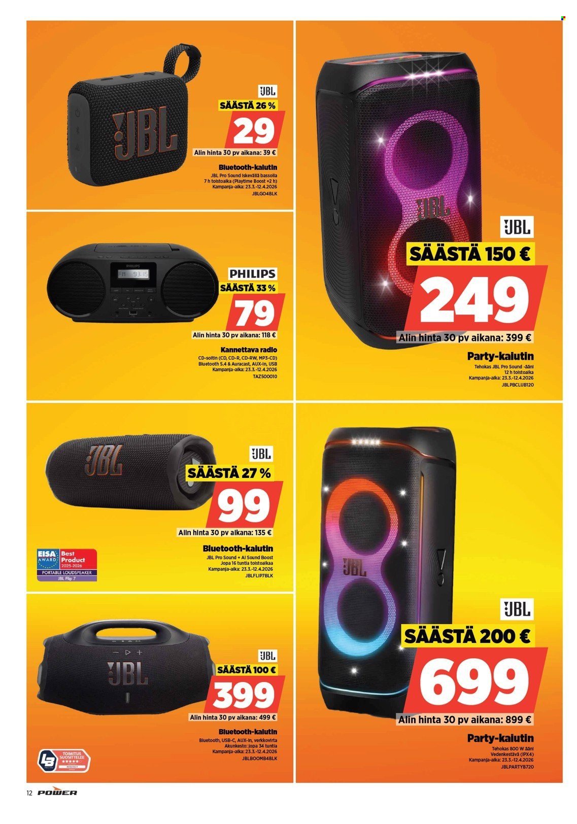 POWER tarjoukset - Maaliskuu 2026