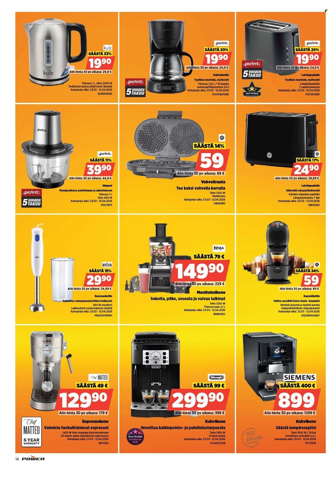 POWER tarjoukset - Maaliskuu 2026