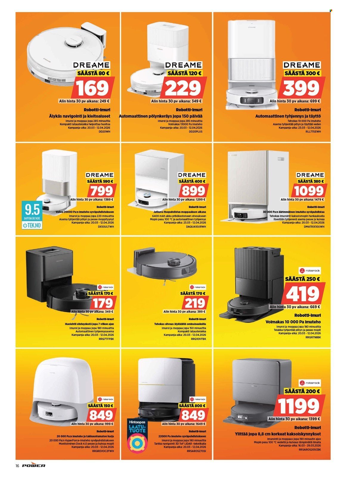 POWER tarjoukset - Maaliskuu 2026