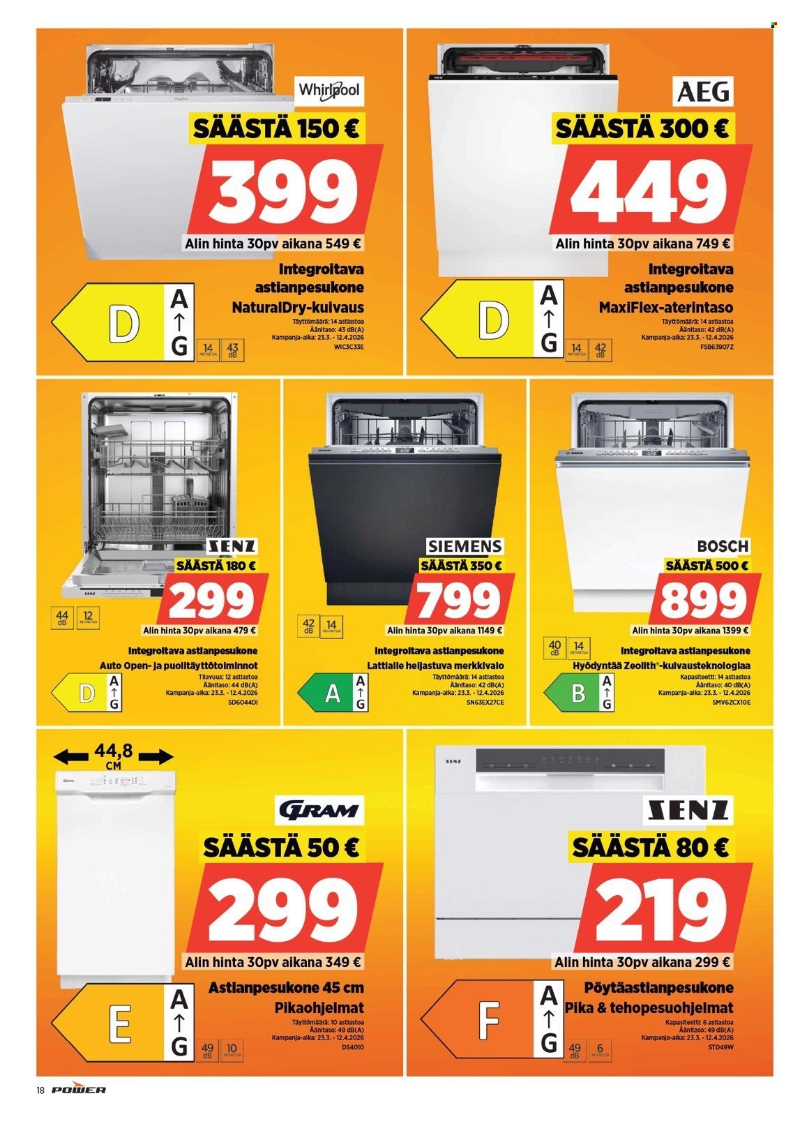 POWER tarjoukset - Maaliskuu 2026