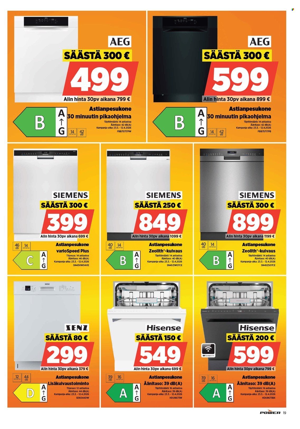 POWER tarjoukset - Maaliskuu 2026
