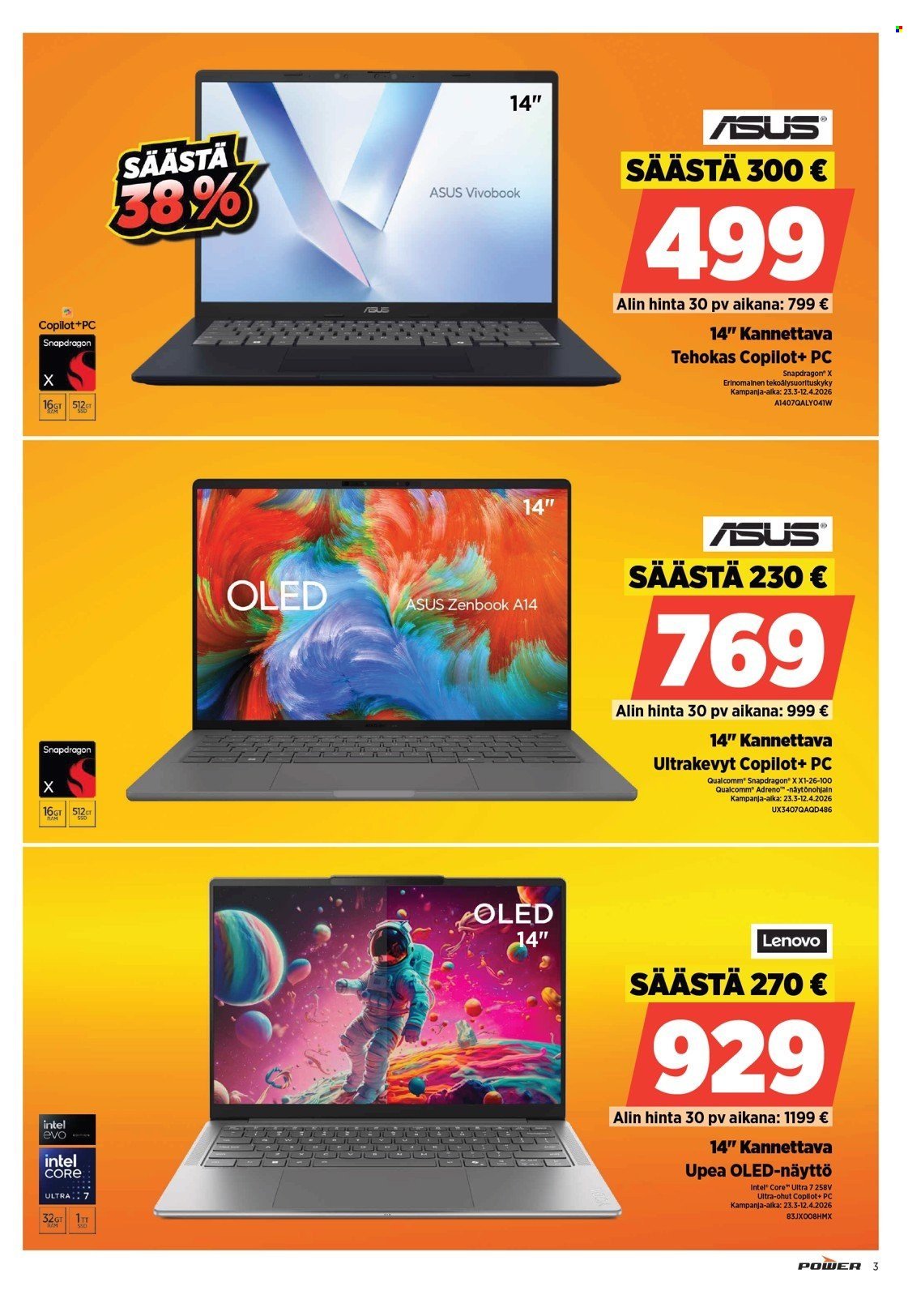 POWER tarjoukset - Maaliskuu 2026