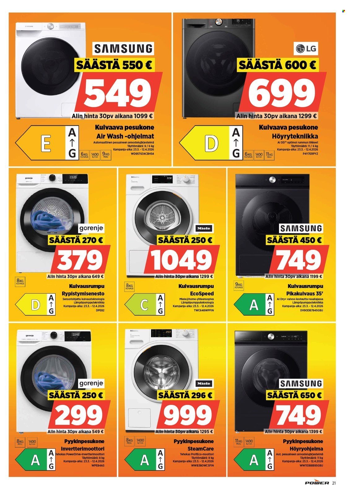POWER tarjoukset - Maaliskuu 2026
