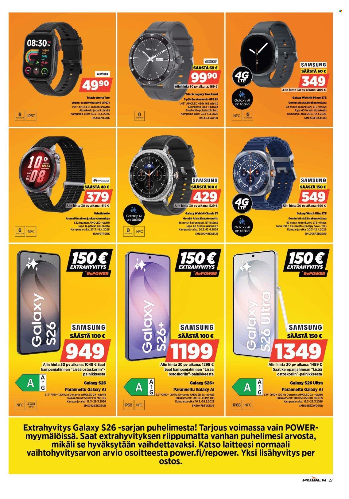 POWER tarjoukset - Maaliskuu 2026