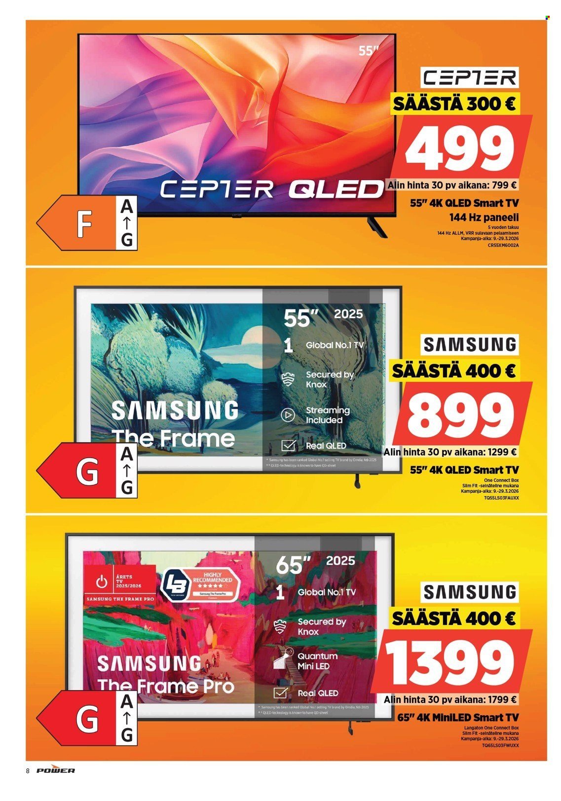 POWER tarjoukset - Maaliskuu 2026