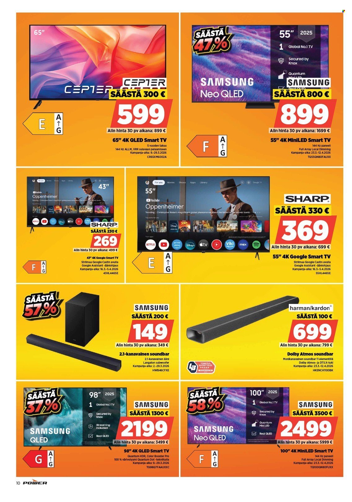 POWER tarjoukset - Maaliskuu 2026