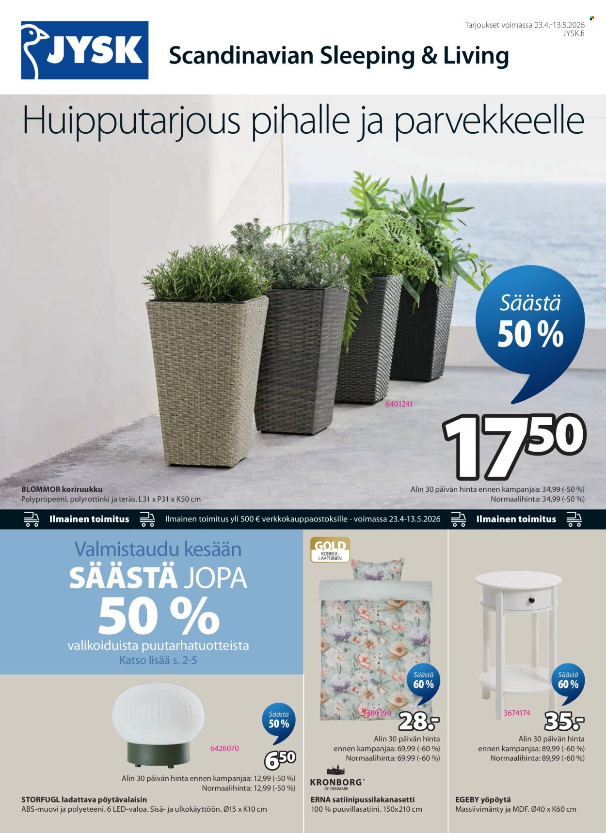 JYSK tarjoukset - Viikon tarjoukset