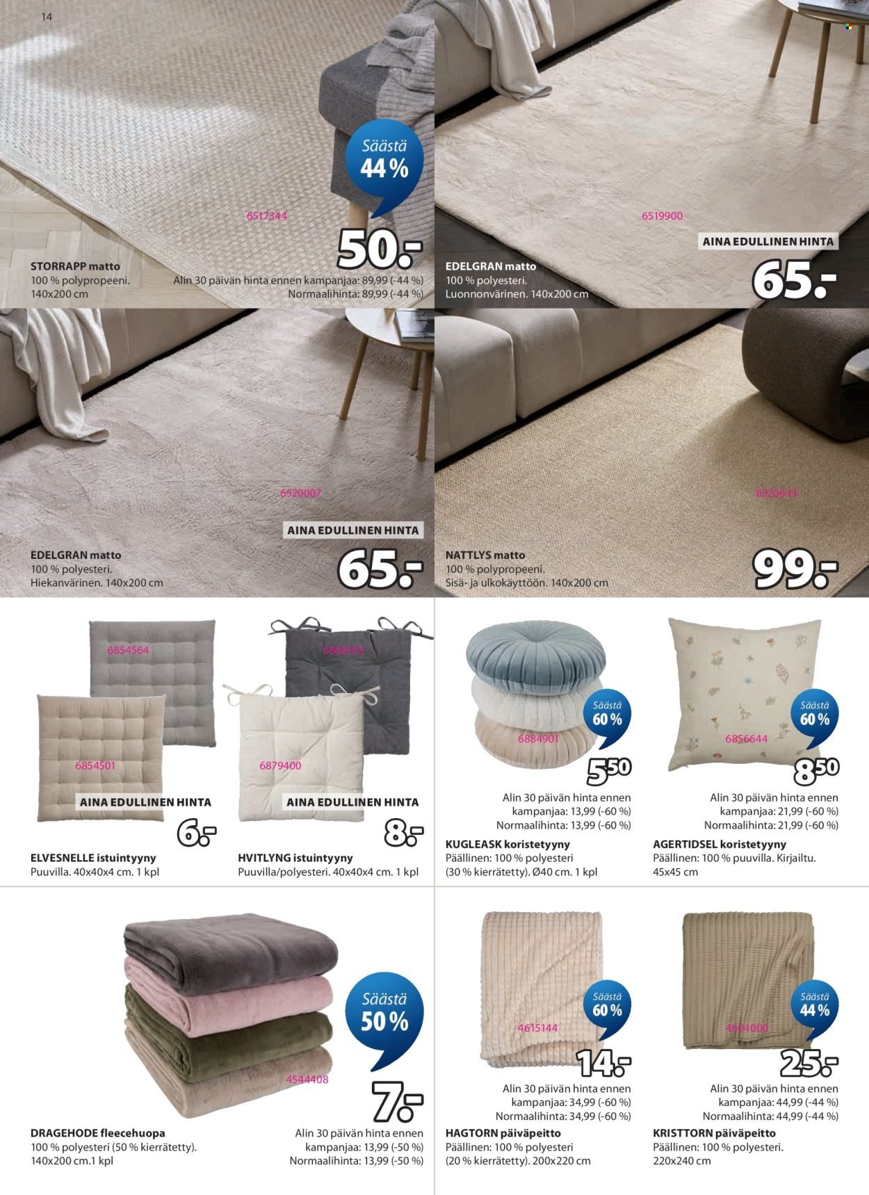 JYSK tarjoukset - Viikon tarjoukset