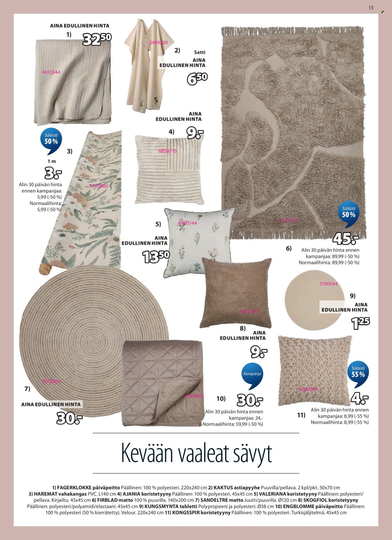 JYSK tarjoukset - Viikon tarjoukset