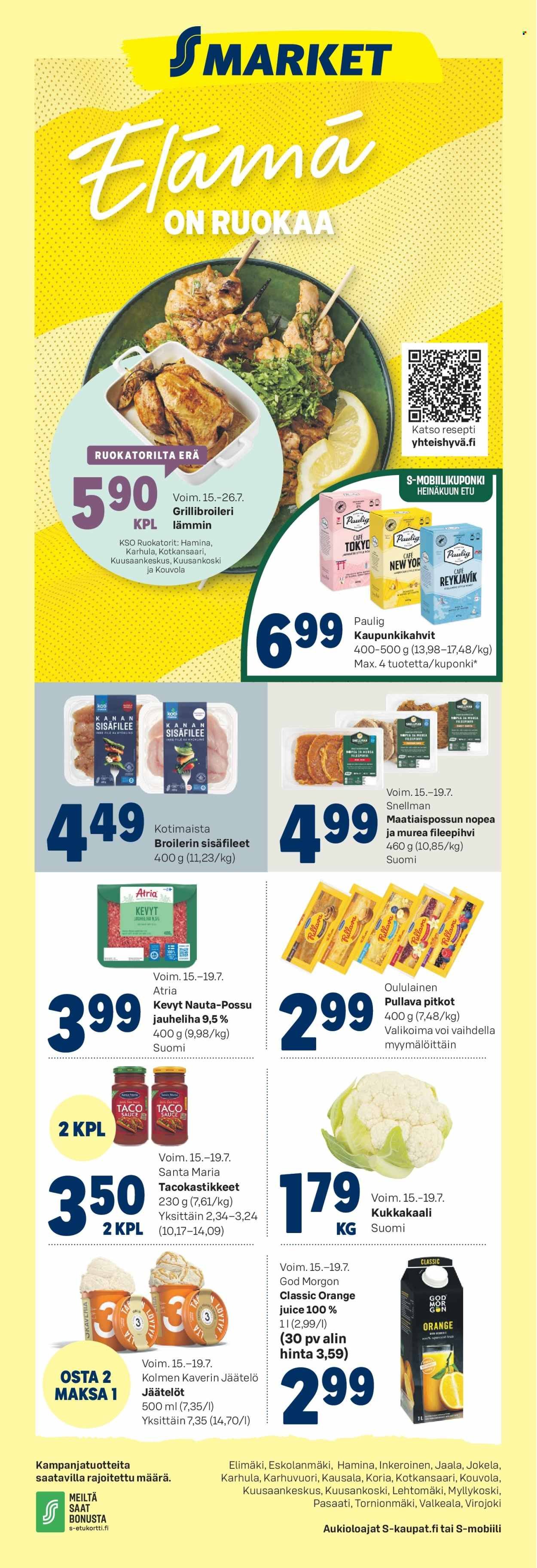 S-MARKET tarjoukset - Ilmoitus