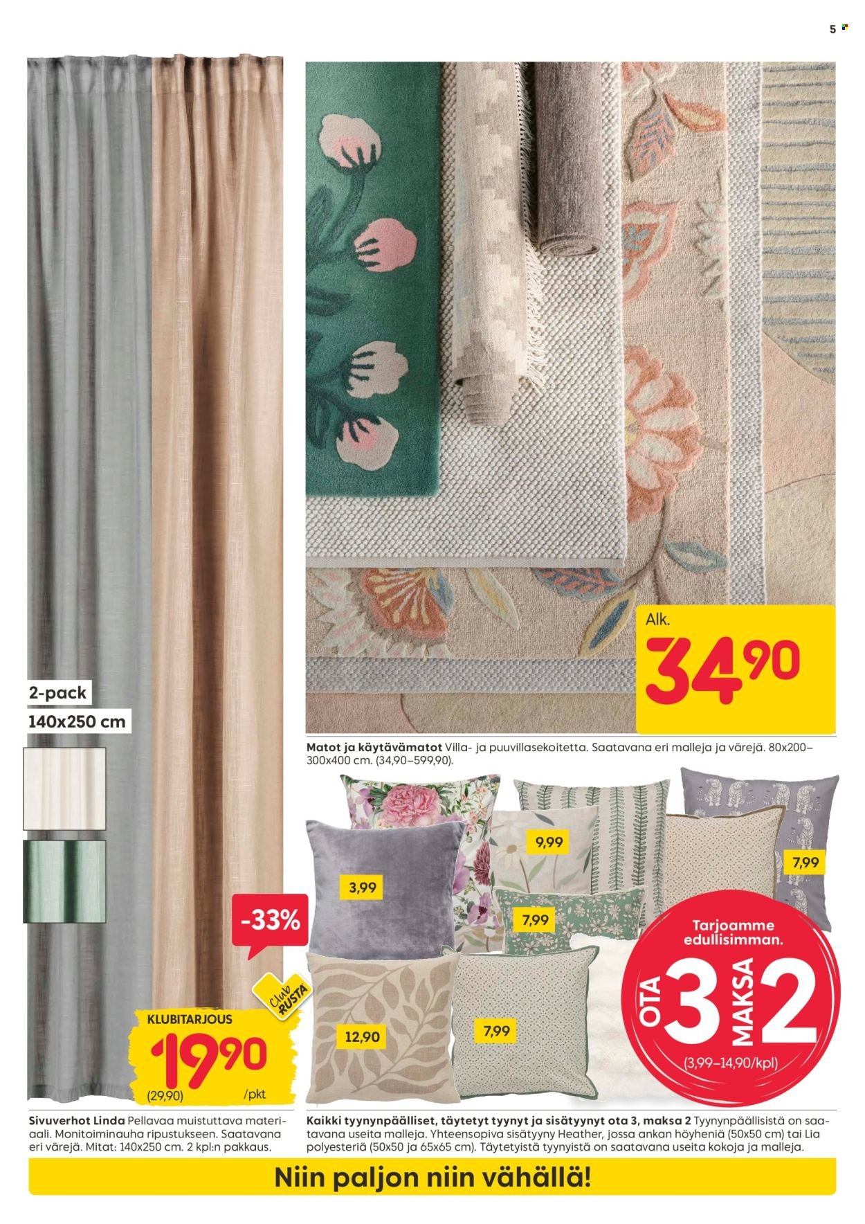 RUSTA tarjoukset - Alkaen MA 9.3.2026