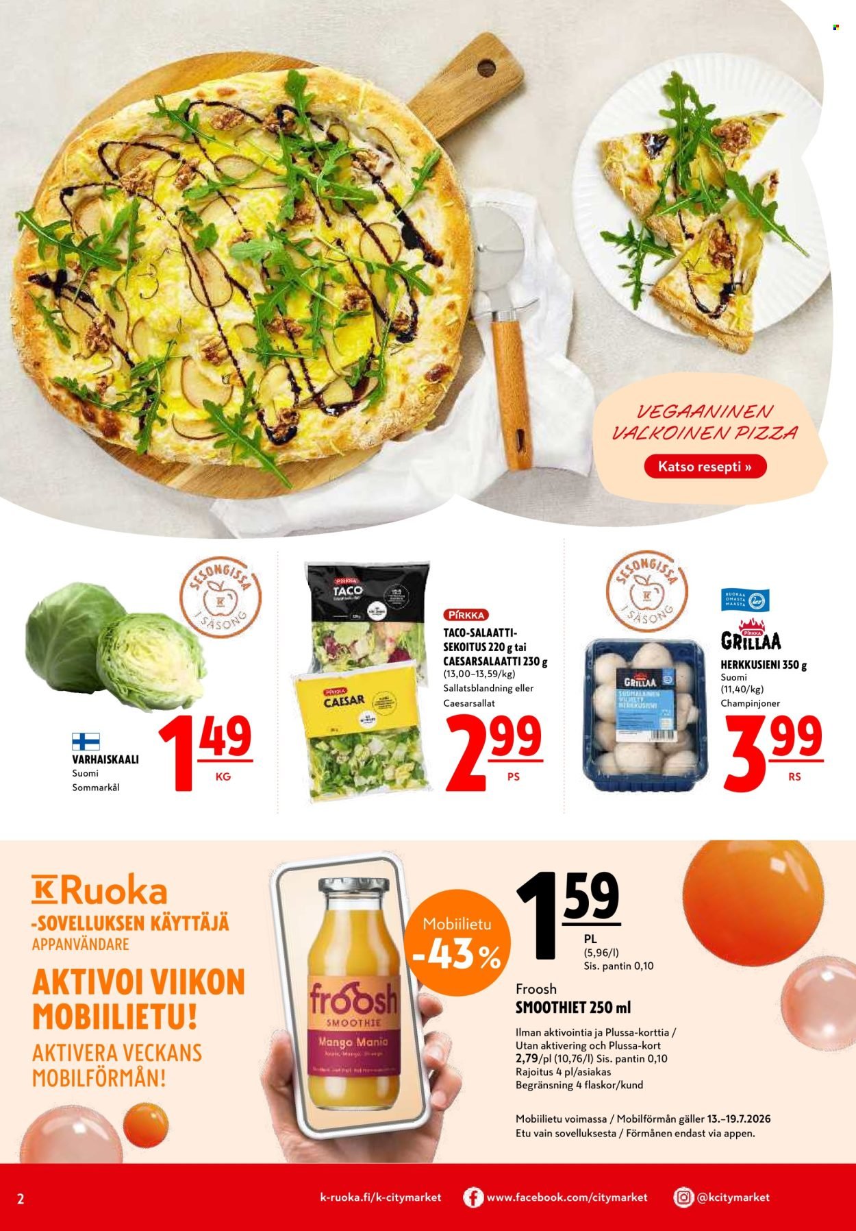 K-CITYMARKET tarjoukset - Alkaen TO 16.7.2026