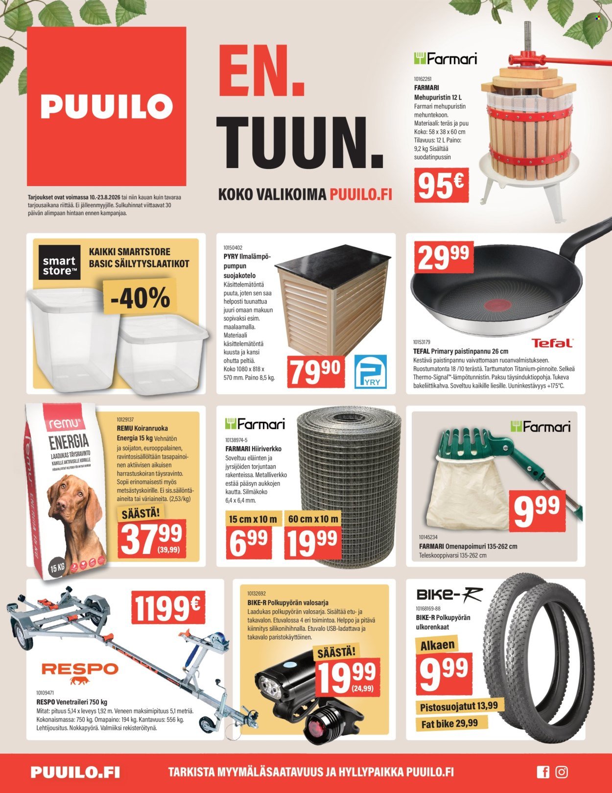 PUUILO tarjoukset - En. Tuun.