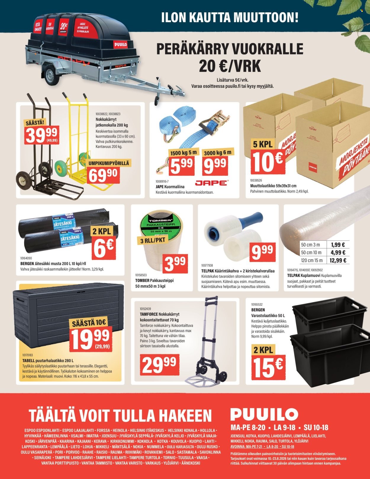 PUUILO tarjoukset - En. Tuun.