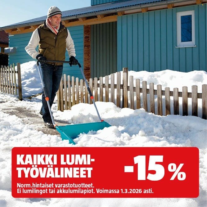 BAUHAUS tarjoukset - Helmikuu 2026