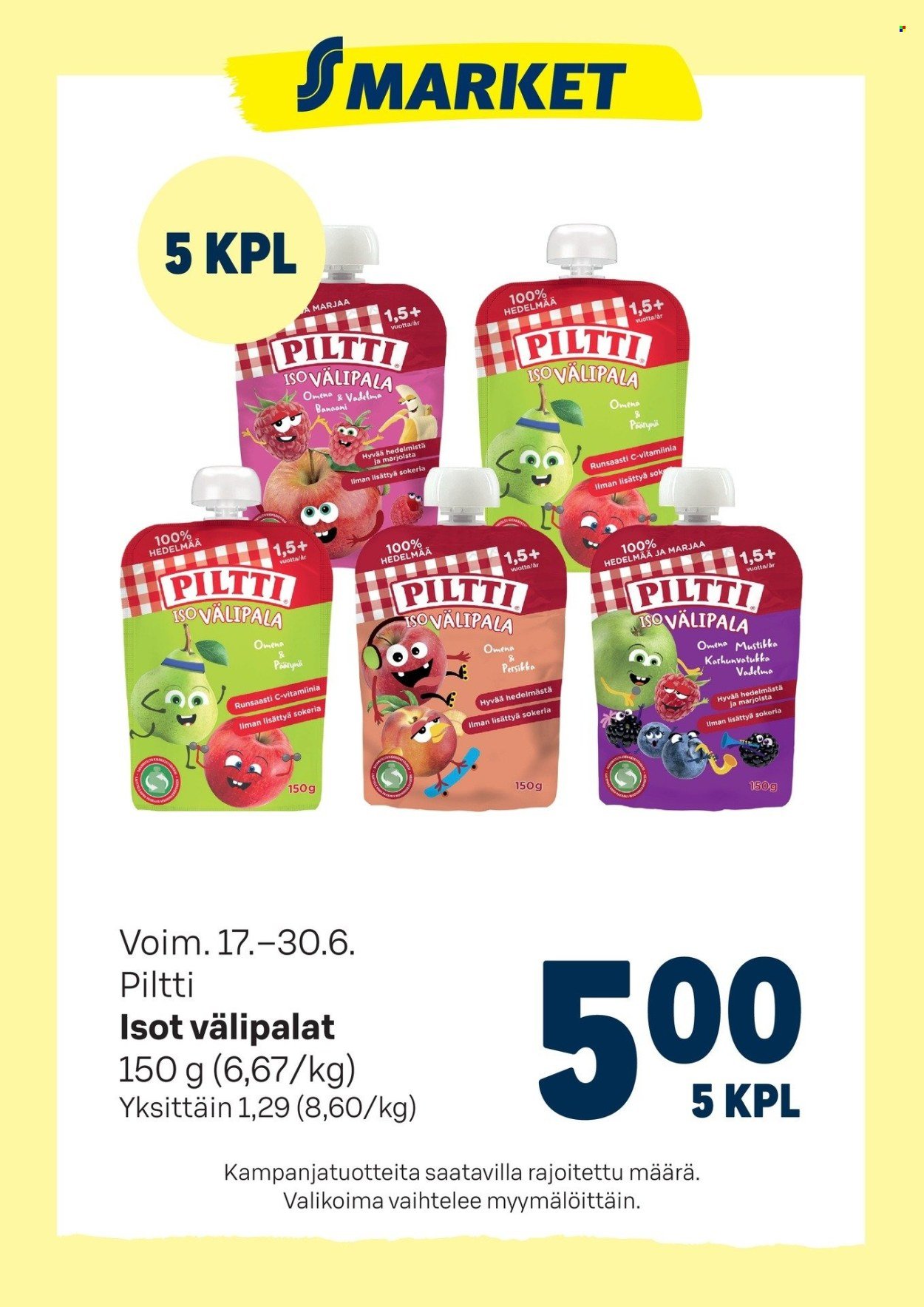 S-MARKET tarjoukset - Piltti
