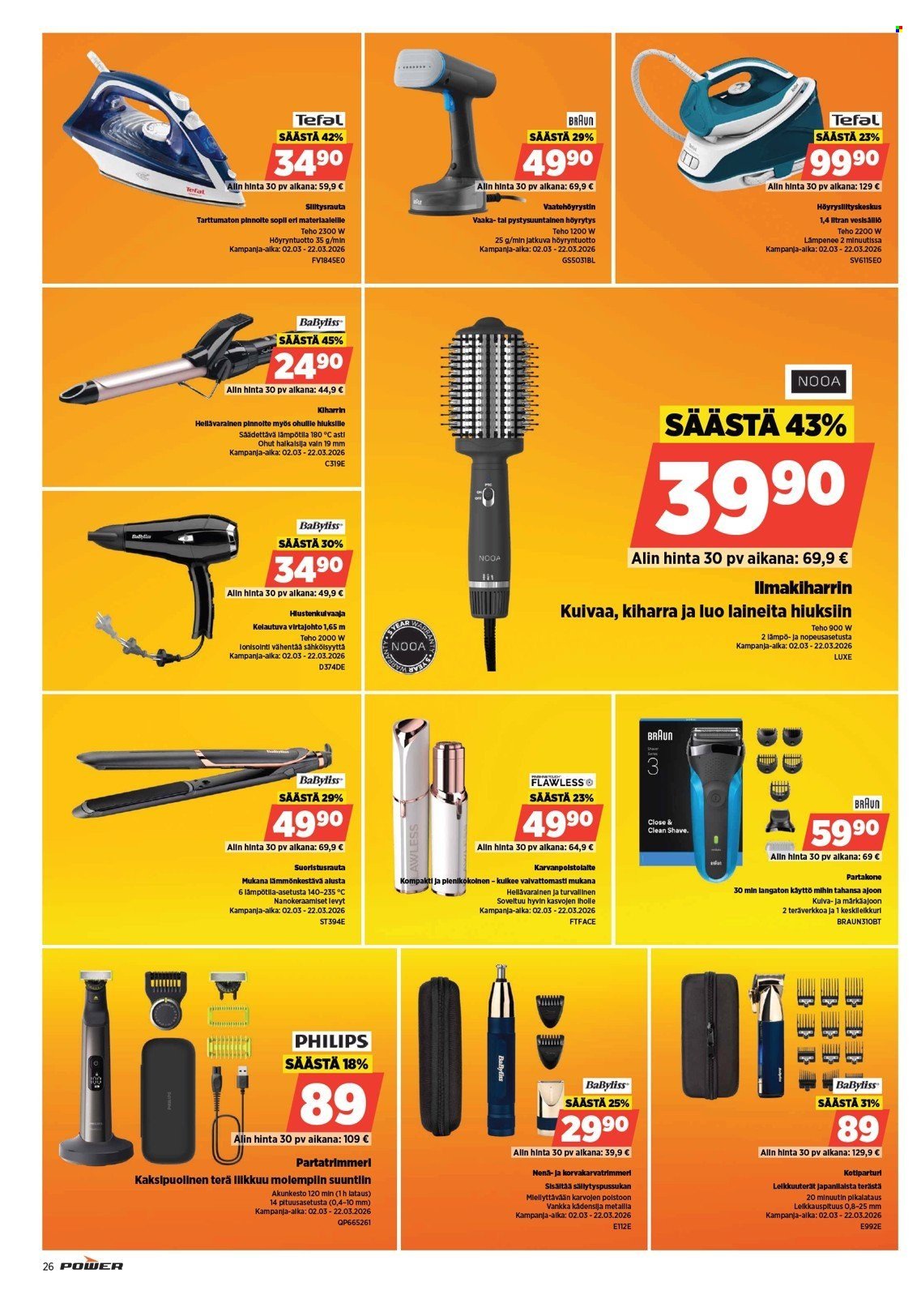 POWER tarjoukset - Maaliskuu 2026