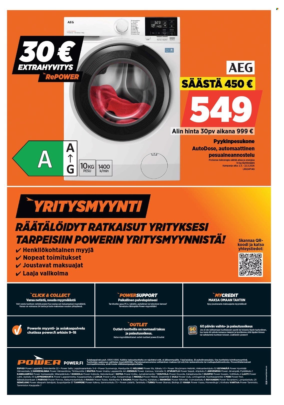 POWER tarjoukset - Maaliskuu 2026