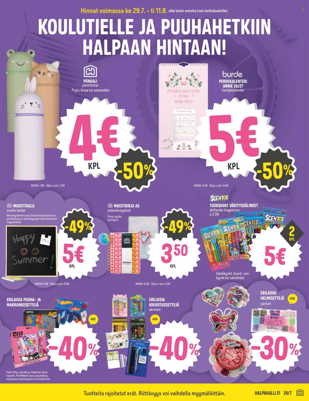 HALPAHALLI tarjoukset - Uusin tarjouslehtemme