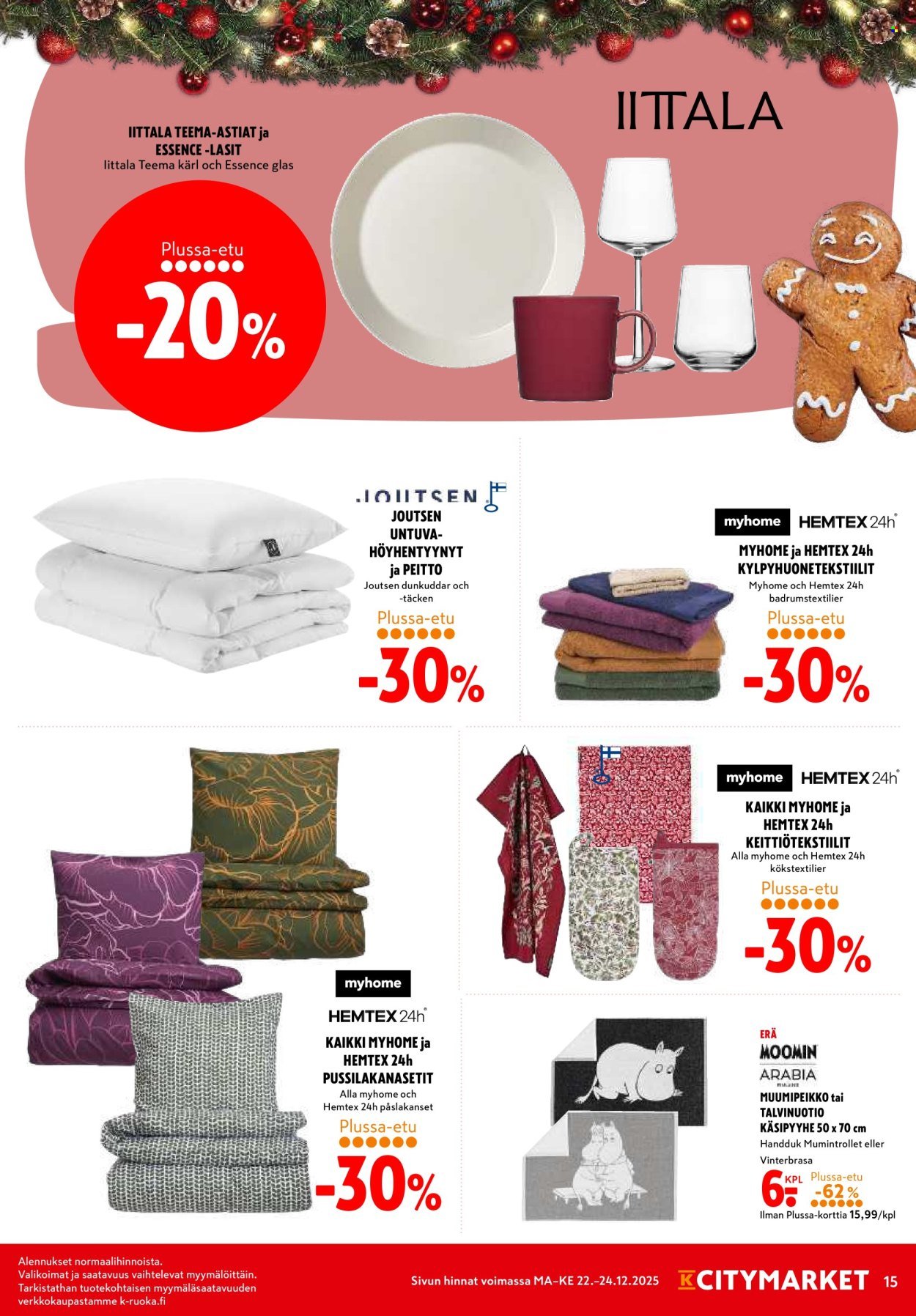 K-CITYMARKET tarjoukset - Alkaen MA 22.12.2025